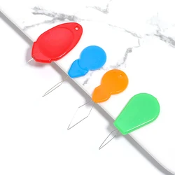 10/20Pcs Plastic Easy Needle Threader Automatic Needle Threader Sewing Tools Elderly Guider Knit Crochet DIY Sewing Accessories