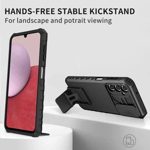 Casing Pelindung untuk Samsung Galaxy A15 5G A25 A35 A55 A05 A05S A14 A24 A34 A54 Penutup Geser Lensa Pelindung Kickstand Coque Fundas 8 penjualan terbaik motorola moto g72 - №