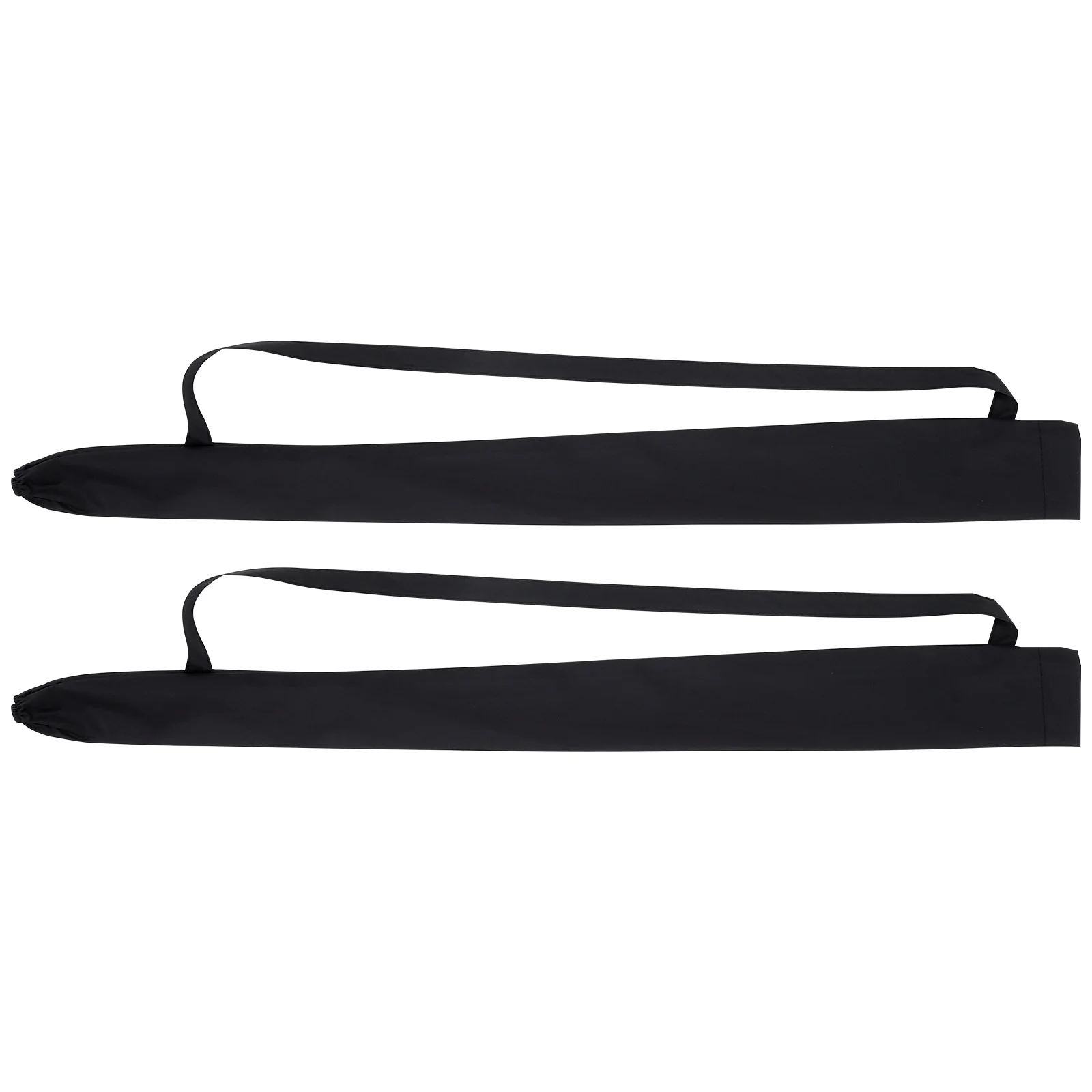 Funda plegable impermeable para paraguas, bolsa de almacenamiento, estuche portátil para paraguas de lluvia con correa ajustable para viajes y autobuses, 2 uds.