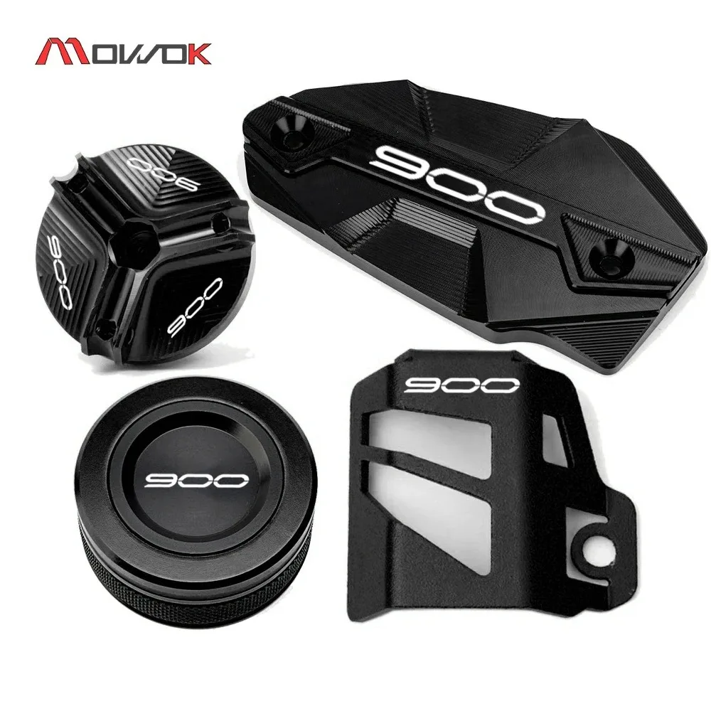 For KAWASAKI Z900 Z 900 2017-2024 Motorcycle accessories ebrake Fluid Cylinder Master Reservoir oil filler Cap guard