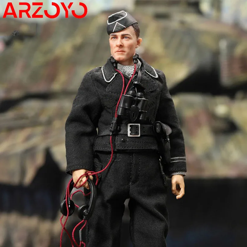 

DID XD80022 1/12 Scale WWII Soldier Peiper Action Figure 6'' Palm Hero Figurine Full Set Collectible Model Toy