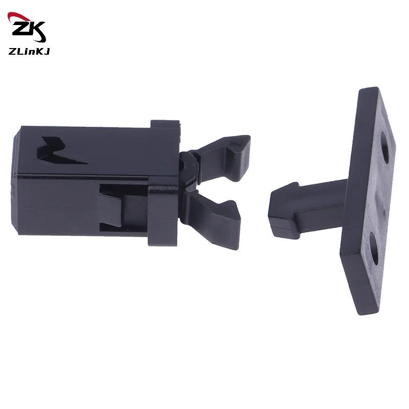 (ZYDD01) 10Pcs Black White PR-001 Small Door Lock Switch Lock For MS Air Conditioner Set Top Box TV EVD DVD Door Cover