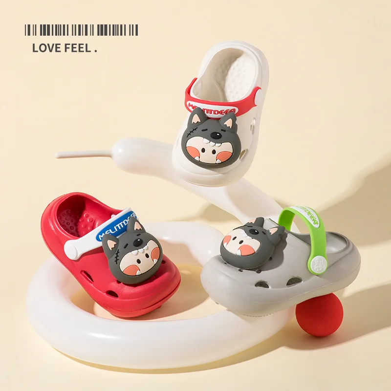 

Children's Hole Shoes, Cartoon Baby, Boys, Girls, Cute Sandals, Wearable, Breathable, Soft-soled Sandals, Summer