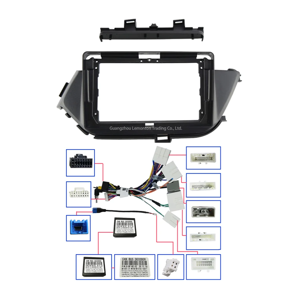 9-inch 2din Car Radio Dashboard For NISSAN LANNIA 2016+ Stereo Panel, For Teyes Car Panel With Dual Din CD DVD Frame