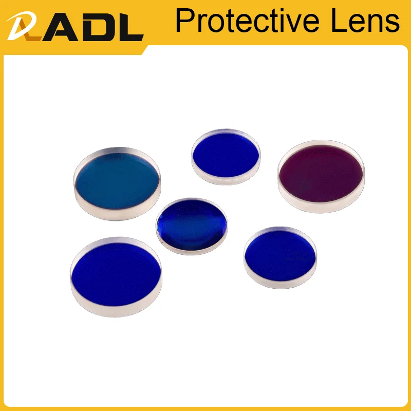 ADL 1064nm Fiber Han’s Laser Head Protective Lens 50x2mm Cutting Machine Protection Lenses 40*2 6KW 40x3 40*5 Protect Lens