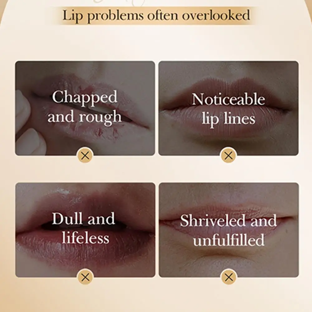 الكولاجين بلسم الشفاه مكافحة تكسير اشراق إصلاح مغذي ترطيب أحمر الشفاه الشفاه العناية بالبشرة ترطيب أحمر الشفاه 10 قطعة #5