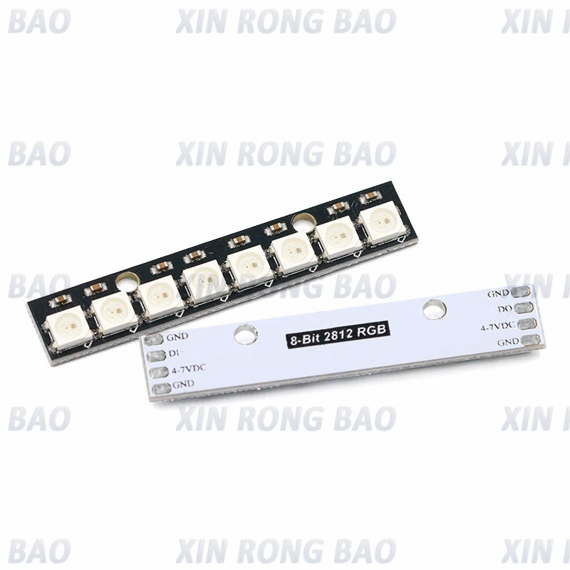 Luci LED RGB WS2812 5050 a 8 bit Scheda di sviluppo integrata a colori 8 bit