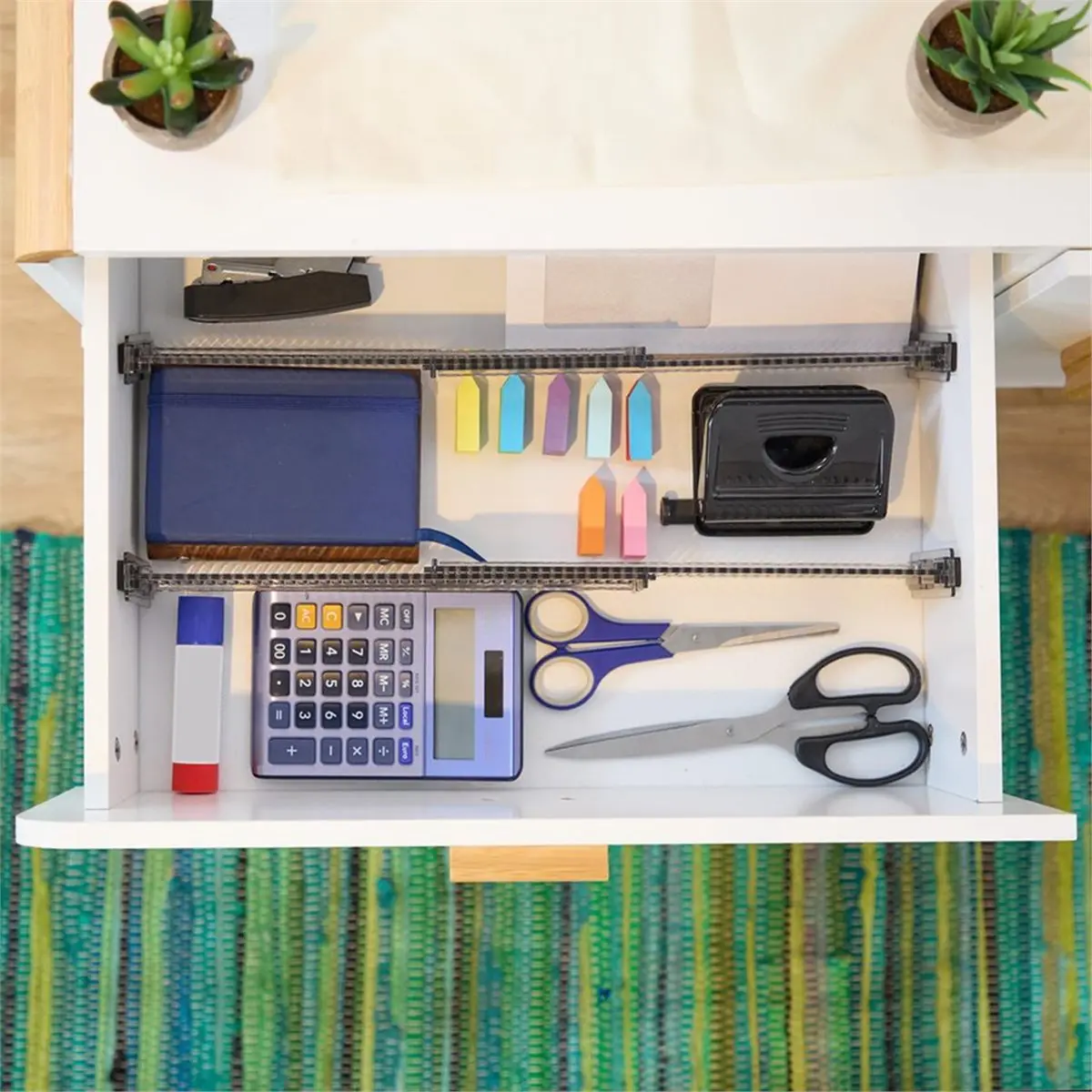 

2026 Новый перегородка для ящиков, регулируемая длина от кухонного хранения, органайзер, пластик, прозрачный, 6 шт.