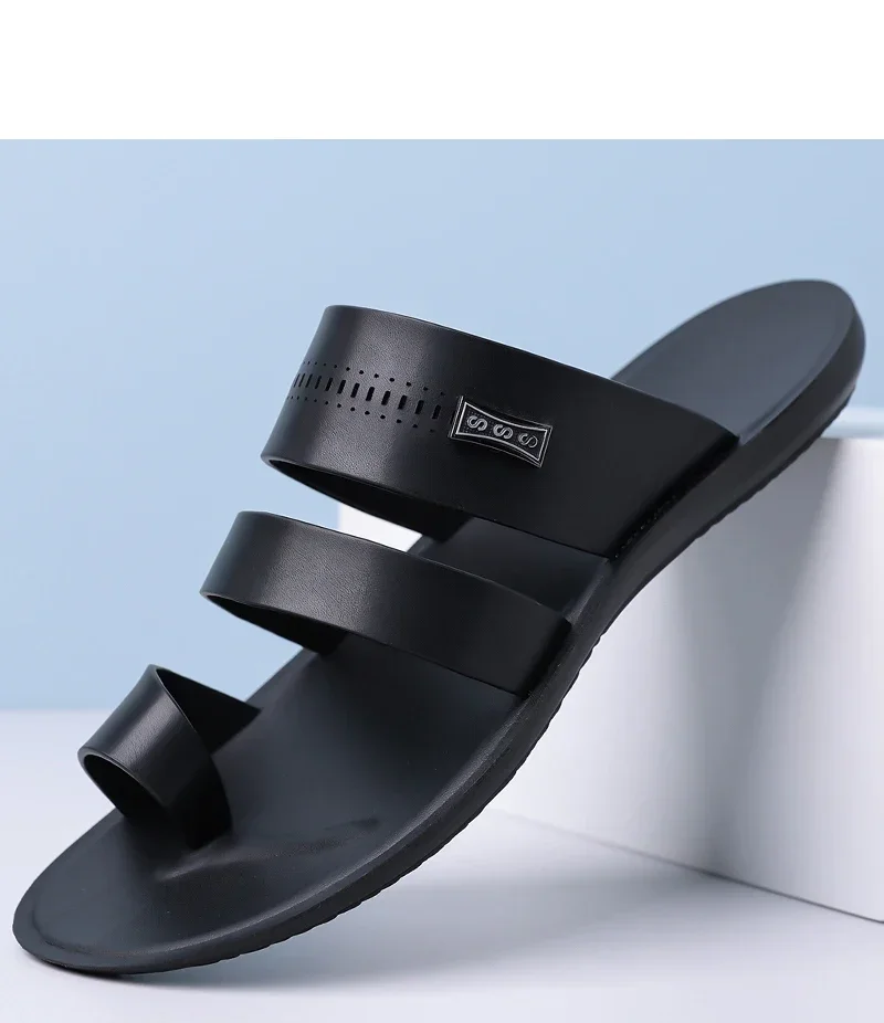 Herren-Sommer-Slides, bequeme, atmungsaktive, weiche Sohle, rutschfeste, verschleißfeste Sandalen für Outdoor, Autofahren und Strand-5123 – Detail 15