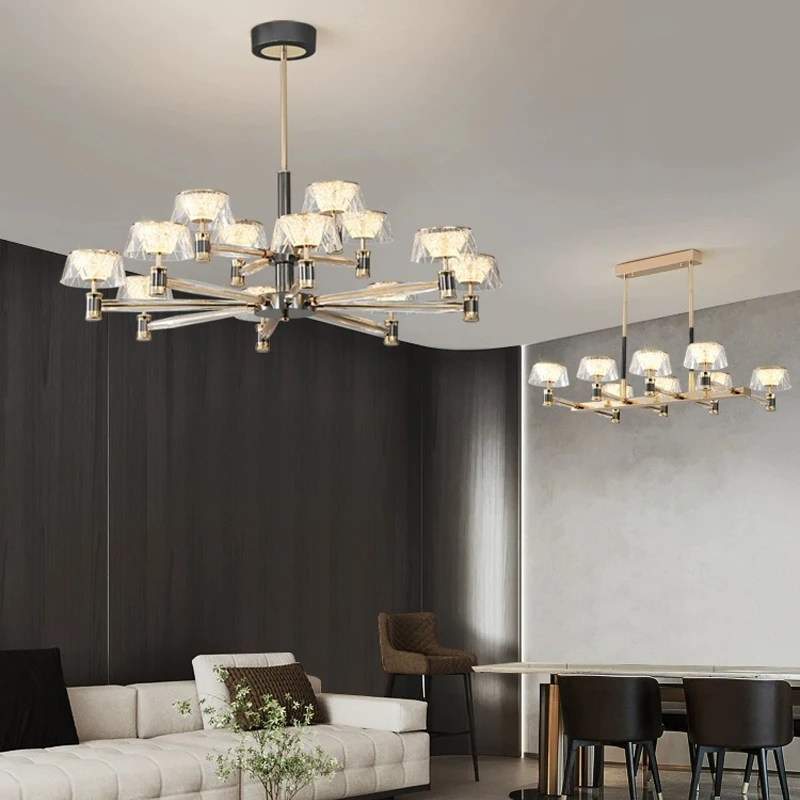 

BOSSEN Northern Europe Modern living room dining room chandelier atmospheric creative luxury lamps and lanterns