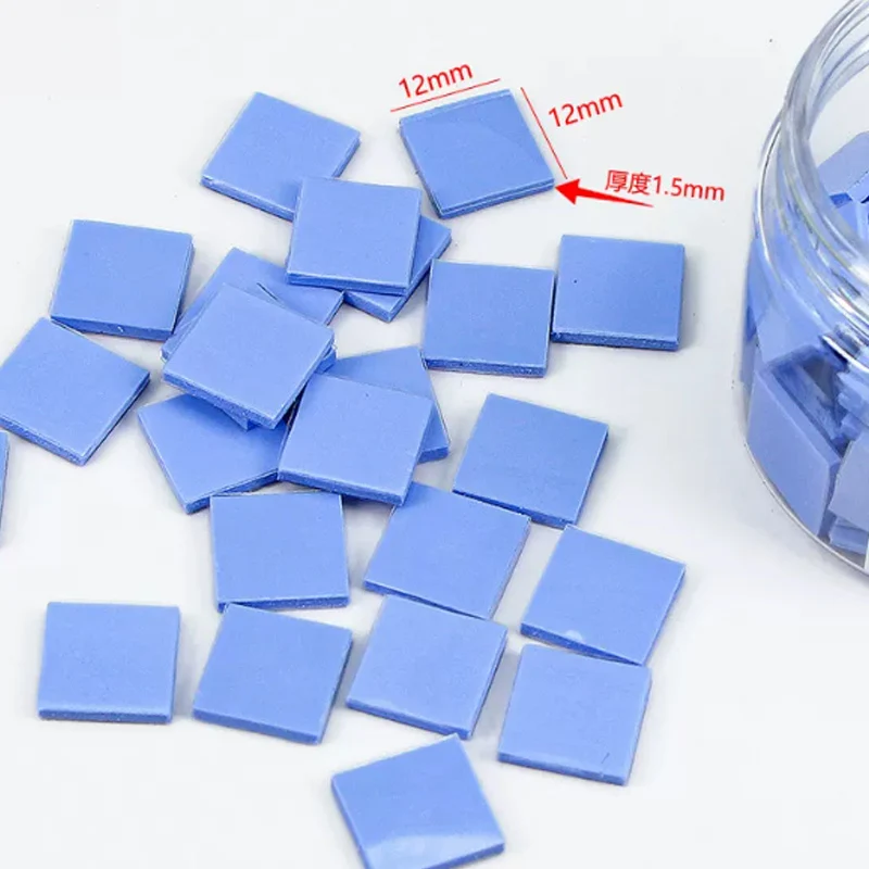 Thermal pad, silicone film, CPU, graphics card, notebook, north-south bridge, heat reduction surface mount adhesive pad