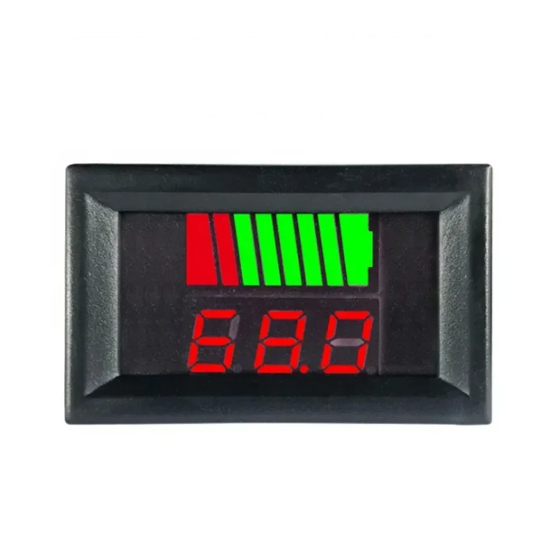 

LED Tester, Test Display, 12V 24V 36V 48V 60V Lithium Battery Capacity Meter, Car Battery Voltmeter Charge Level Indicator