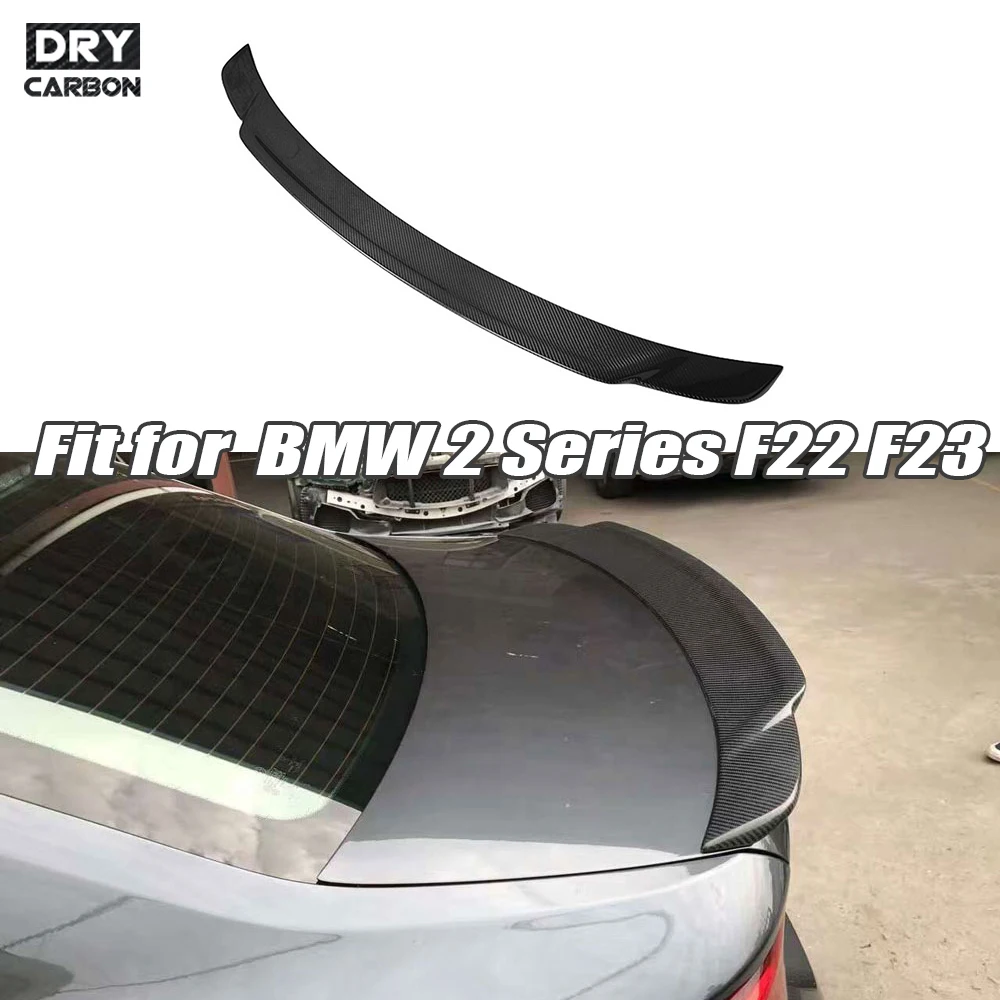 

Carbon fiber rear spoiler Boot lip wings for BMW 2 Series F22 F23 F87 M2 218i 220i 228i M235i 2014-2018