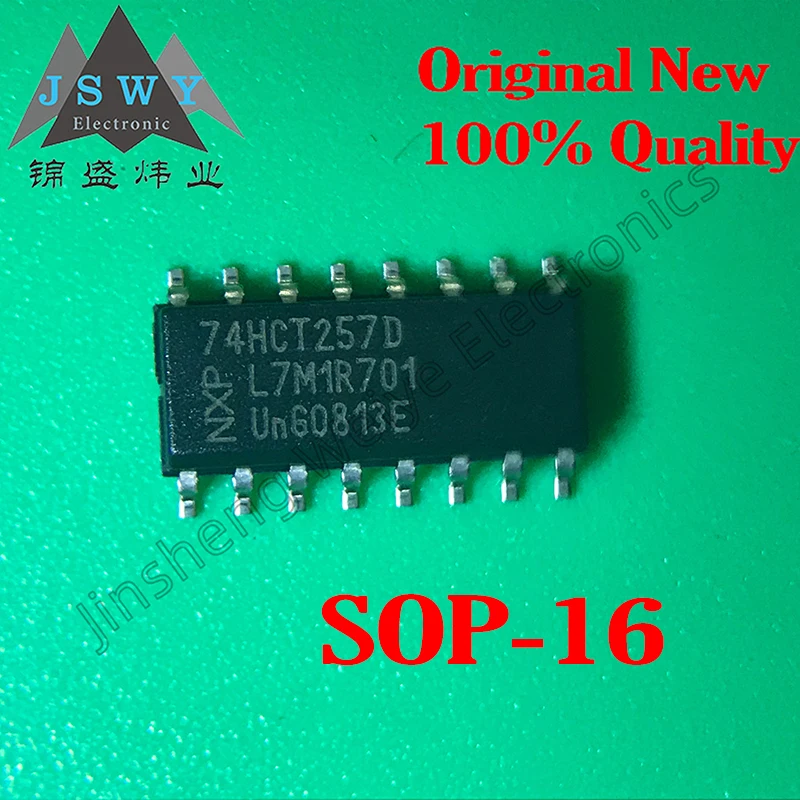 

(50/200PCS) 74HCT257D HCT257 SOP-16 Brand new original authentic three-state output four 2-input multiplexer chip in stock
