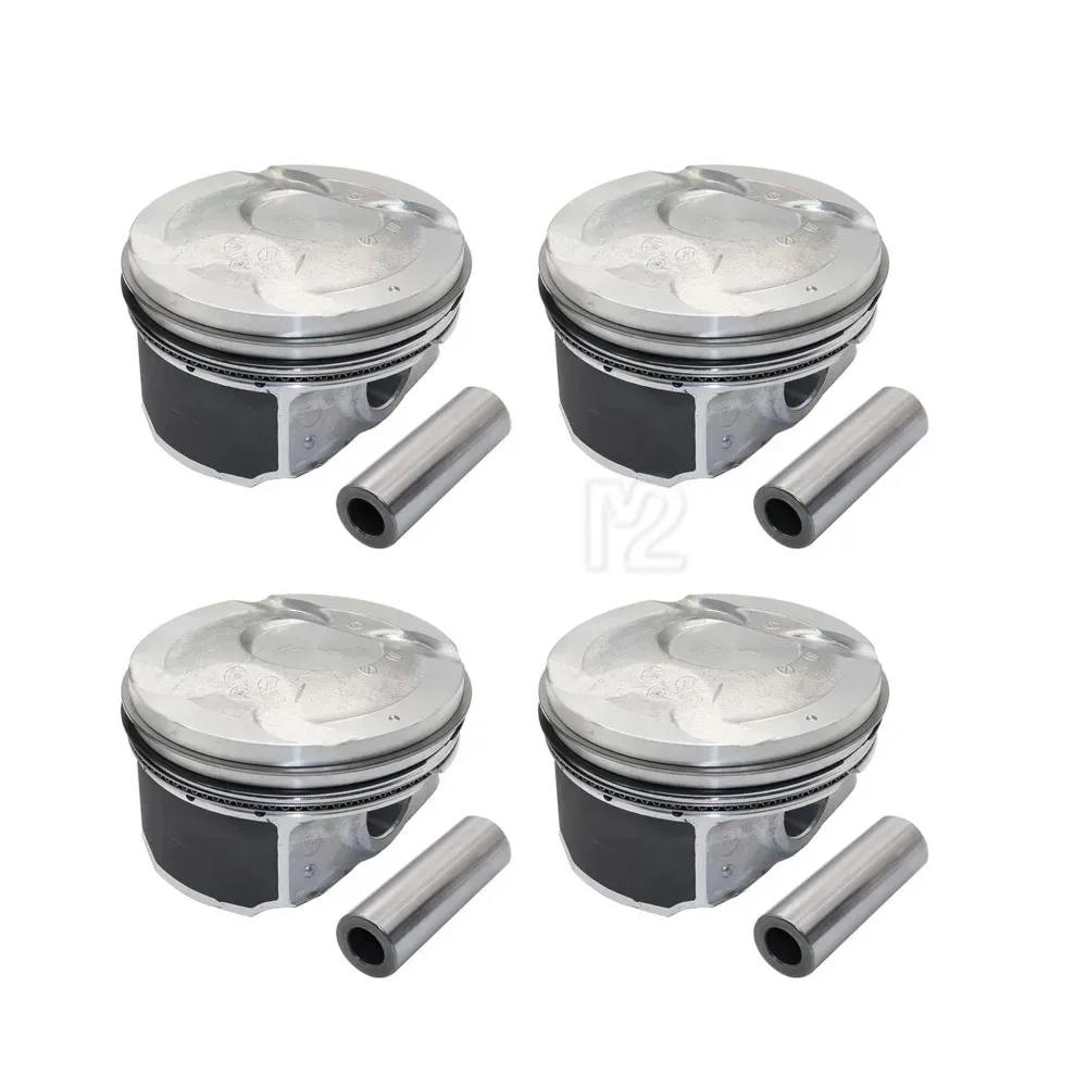 

4X Piston & Rings Kit For Hyundai Kia Accent Rio Elantra Veloster 1.6L DOHC 2012 2013 2014 2015 2016 2017 23041-2B600 230412B600