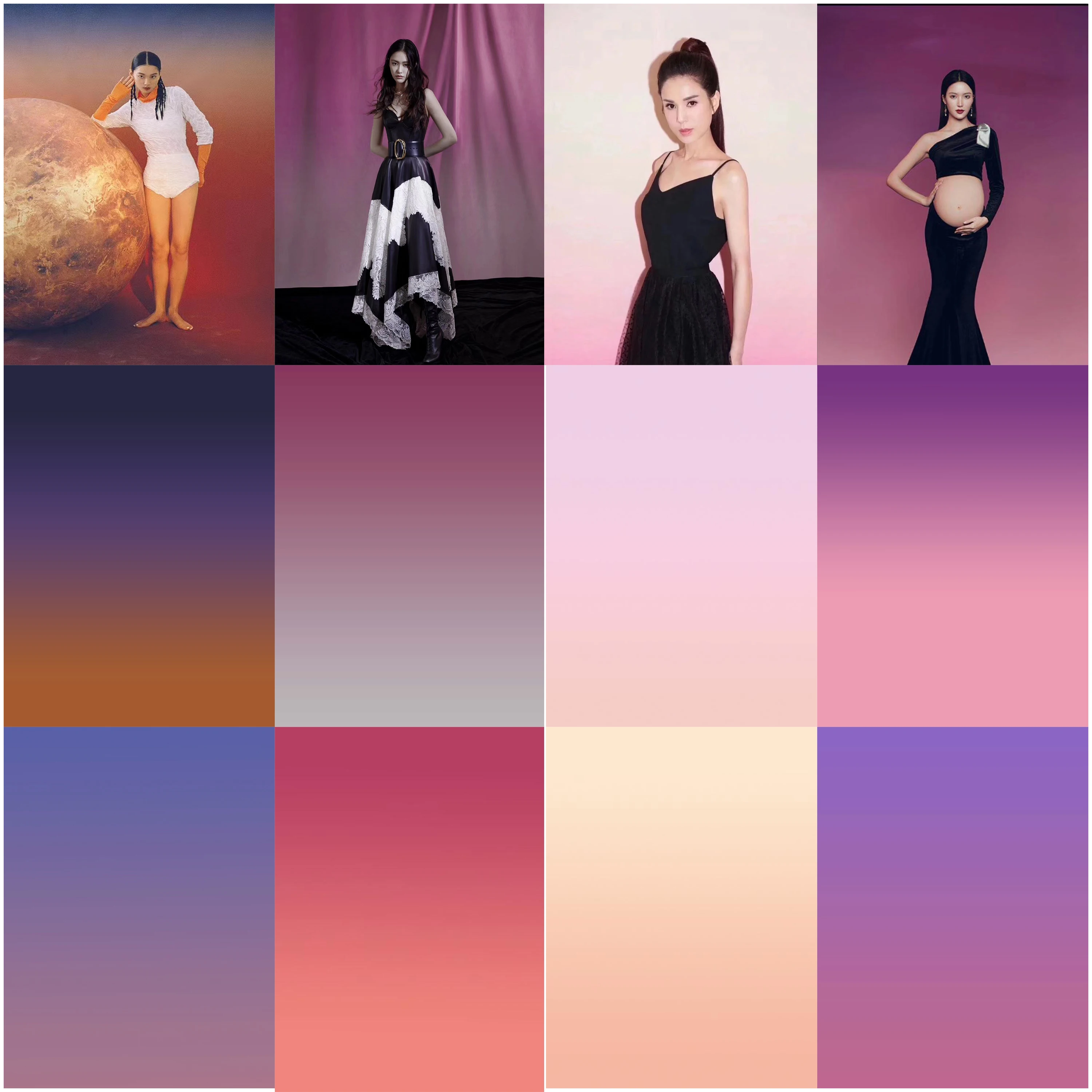 

Mocsicka Gradient Color Photography Backdrops Adult Art Portrait Photo Background Studio Professional Photography Photo Props