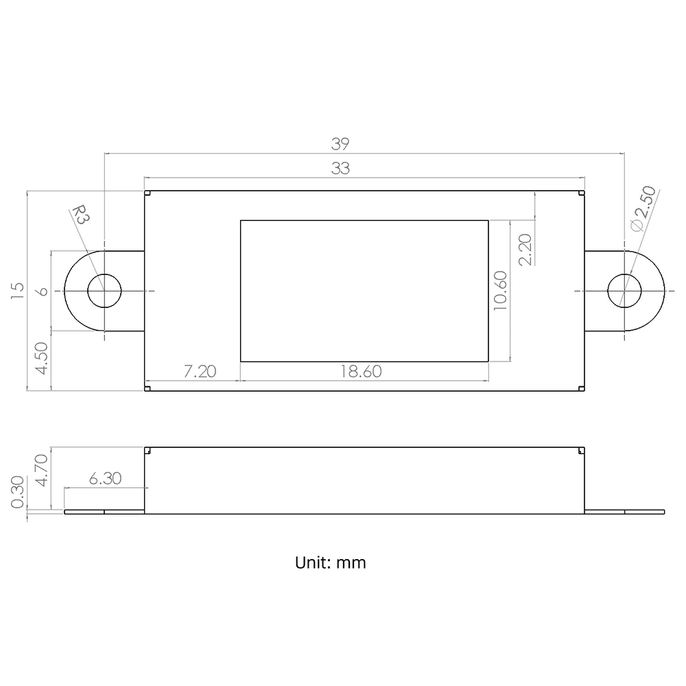 Mini-Digital-Voltmeter 0-30V Ultra-Dünn mit 0,77-Zoll-OLED-Display Temperatur-Spannungs-Monitor für DIY-Industrieanwendungen – Detail 10