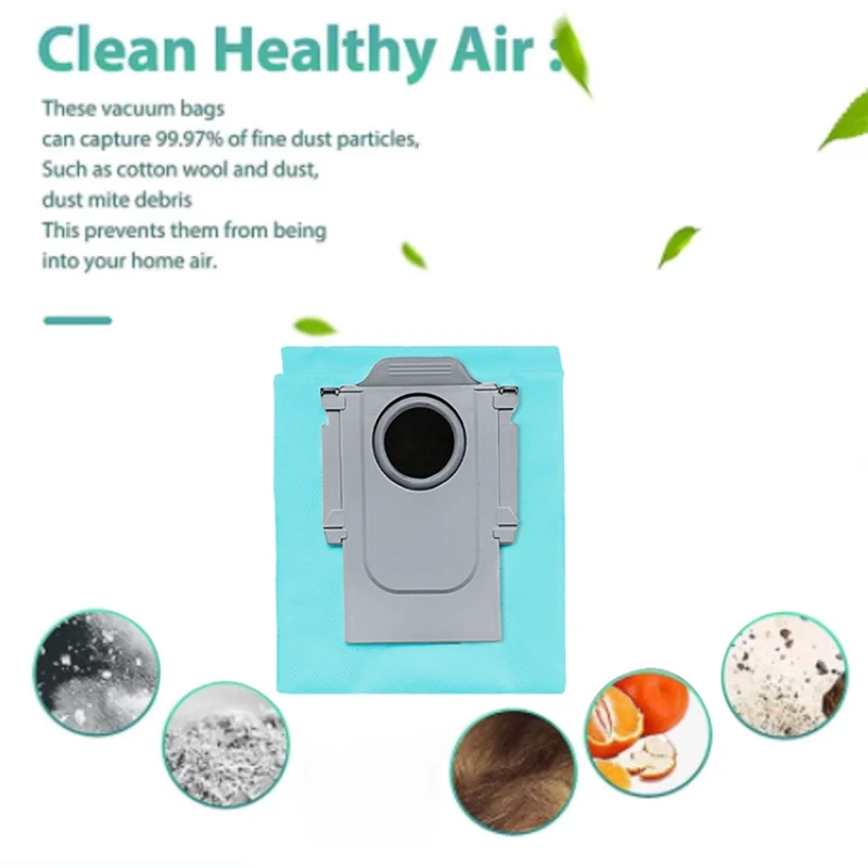 TAIGH-Replacement Activated Carbon Dust Bag For Roborock Q Revo /Roborock P10 A7400RR Robot Vacuum Cleaner Dust Bags