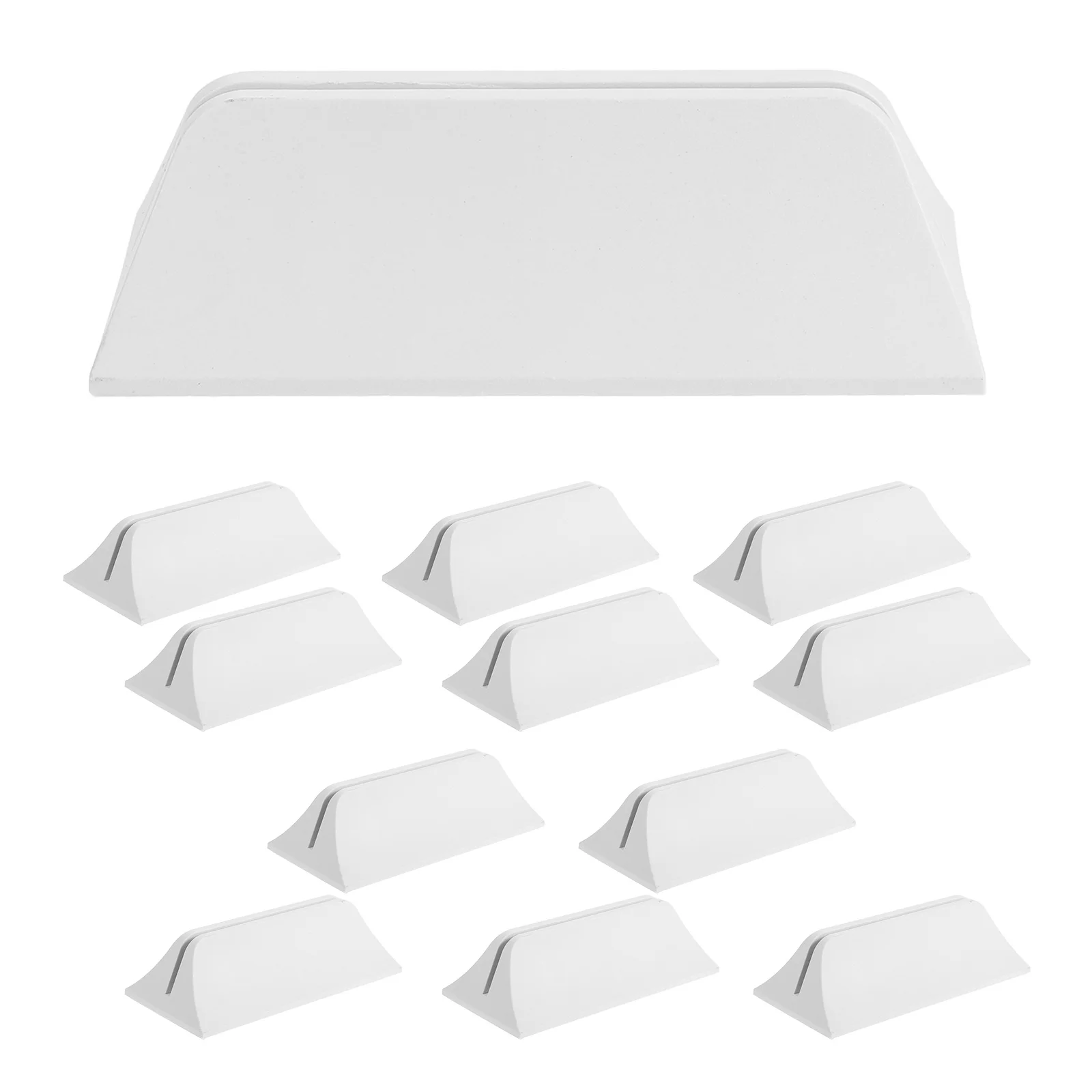 

12Pcs Room Divider Stand Base Plastic Partition Support Holder for Office Screen Divider Feet Stable Privacy Panel Support