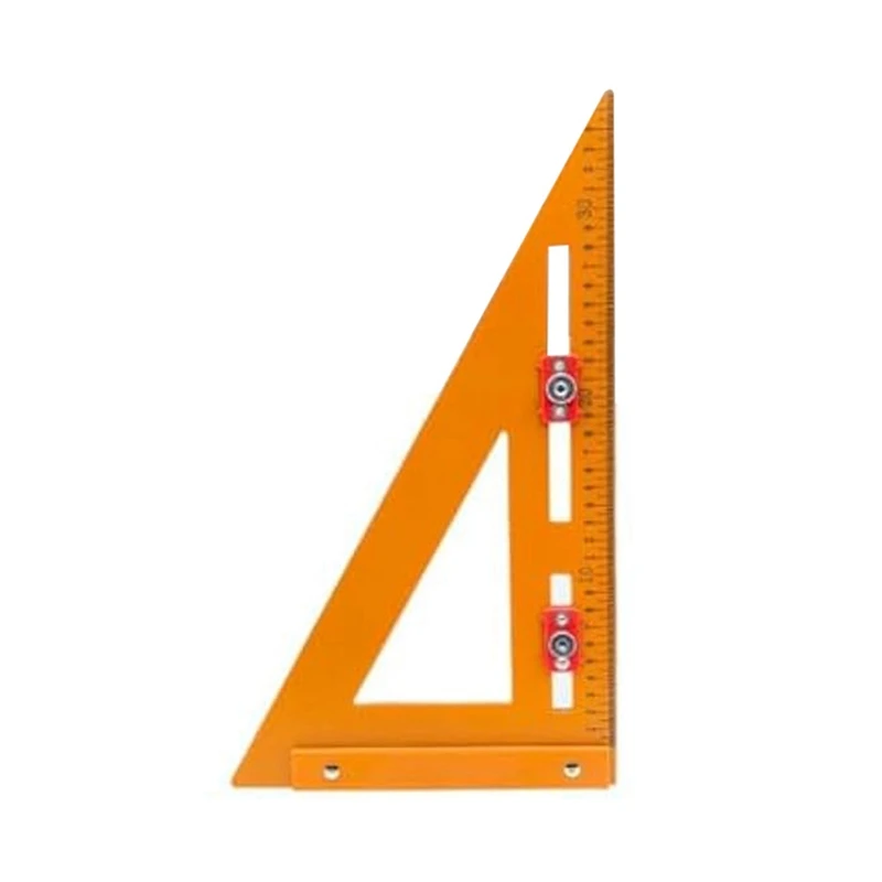 

Rafter Square Tool,Triangle Ruler Rafter Square Protractor,Aluminum Alloy Triangle Ruler Protractor,Layout Measuring