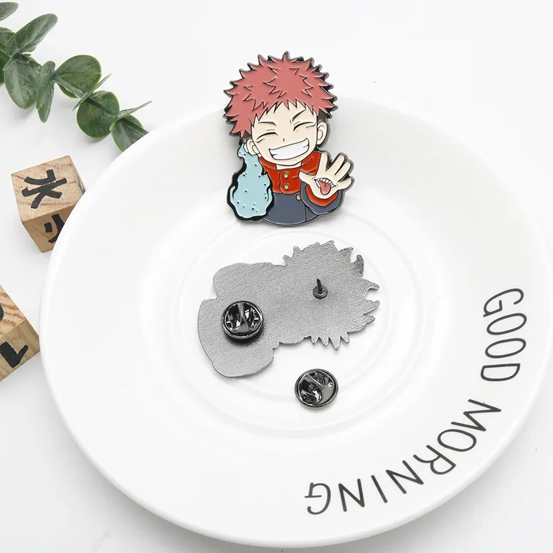 Cartoon Spells Fight Back Against Surrounding Metal Badges Five Understanding Tiger Stick Youren Brooch Pin Schoolbag Accessorie view 5