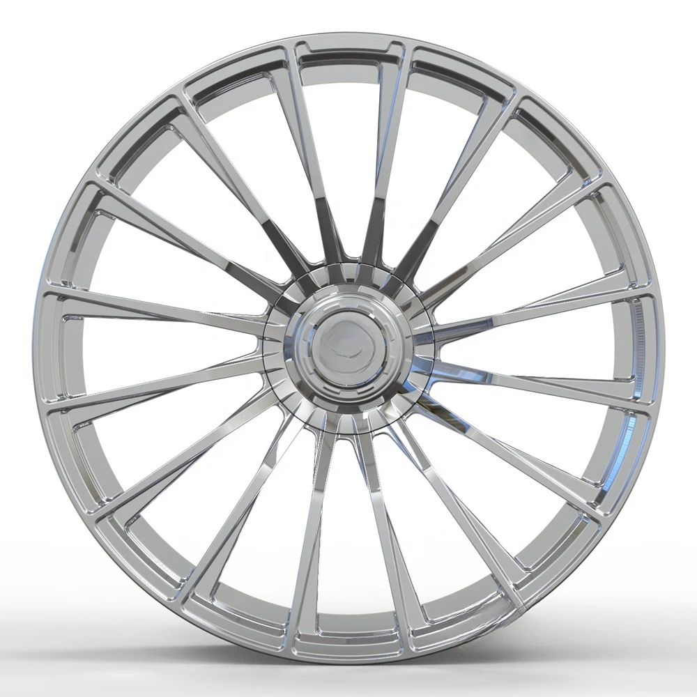 Hot sales custom multi spoke polished 18 19 20 21 22 inch 5x112 5x114.3 5x120 forged alloy passenger car wheels rims