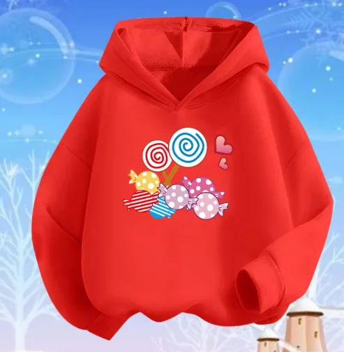 

Детская одежда с героями мультфильмов, весенне-осенние толстовки с капюшоном для девочек, милый хлопковый тонкий топ, одежда для малышей от 3 до 14 лет