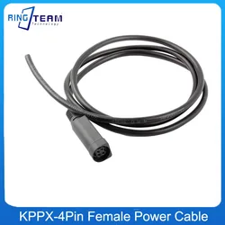 KPPX-4Pin Female 4-Core KPJX-4S-S Female Seat KYCON KPPX-4P R7BF Socket Power Cable Bare Cord