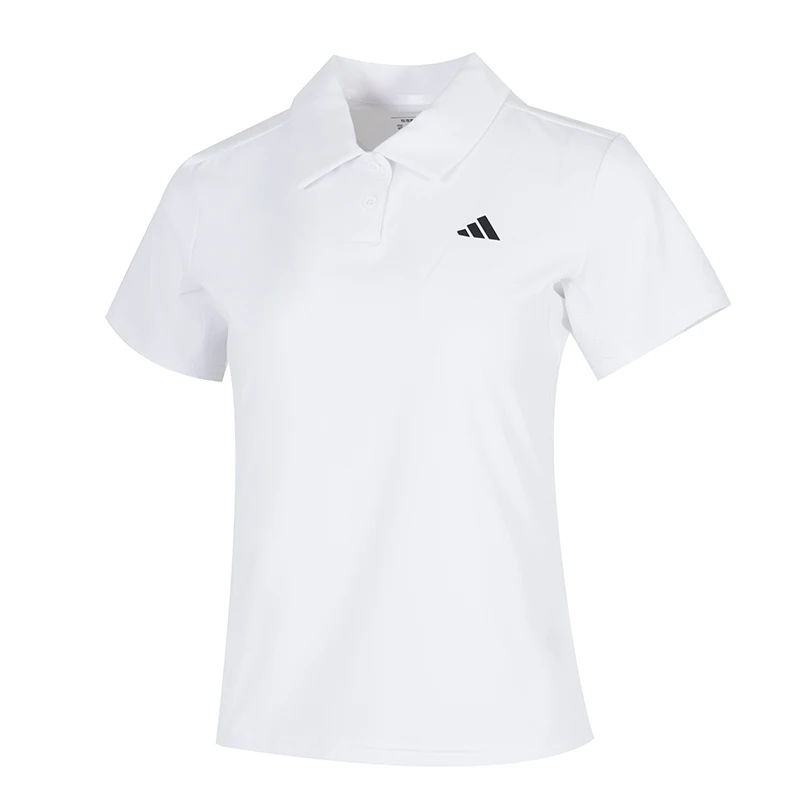 

Футболка Adidas, женская теннисная тренировочная рубашка-поло, женская быстросохнущая дышащая спортивная одежда с короткими рукавами для фитнеса Jz4925