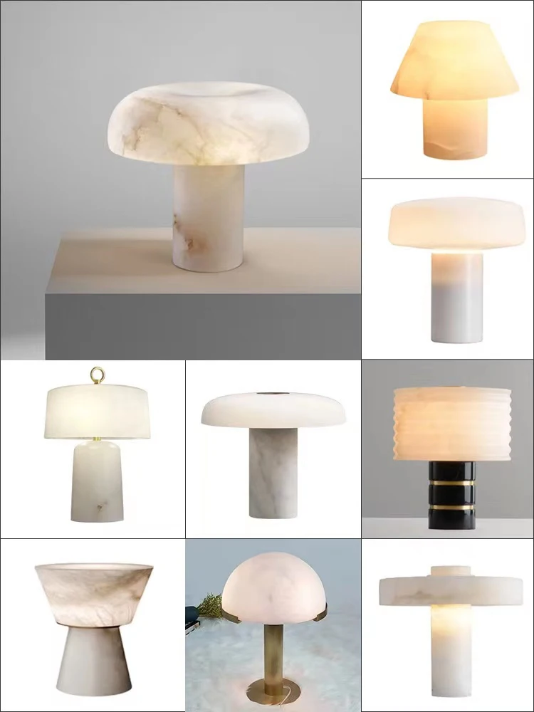 

2023 Trendy Marble Collection LED Dimmable Table Lamp.Desk Lamp.LED Dest Lamp For Bedroom Foyer