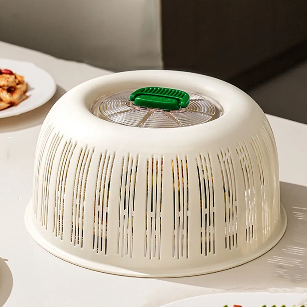 

Plastic Vegetable Food Cover Anti Fly Mosquito Breathable Draining Basket Heat Resistant Dust Proof Cover Outdoor Picnic