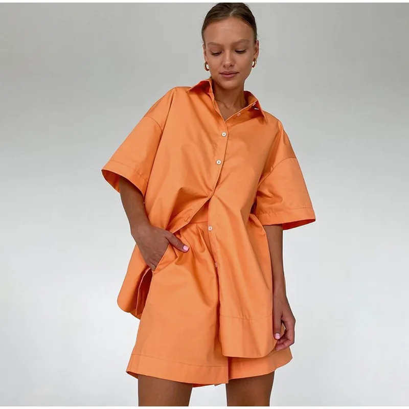 

Women Two Piece Outfits 2023 Summer Clothes for Women Short Sets Casual Set of Two Fashion Pieces for Women Cheap Women's Sets