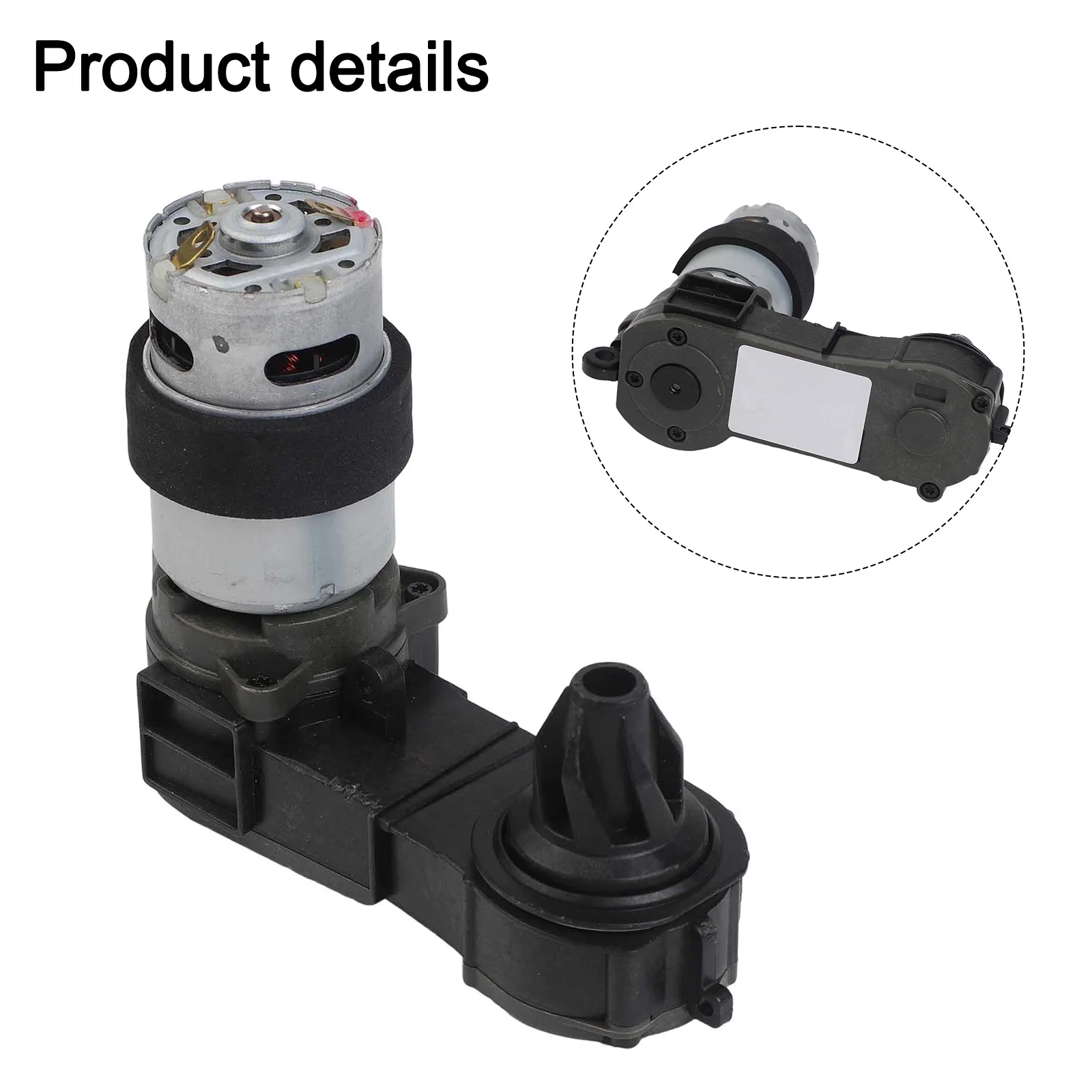 For H12 Model Spare Brush Motor Vacuum Cleaner Brush Silver Robot Vacuum Easy Installation Optimal Functionality Replacement