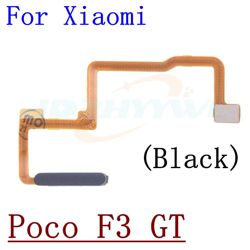 For Xiaomi Poco F3 F4 GT F5 Pro F3GT F4GT Home Button Back Touch ID Scanner Fingerprint Sensor Flex Cable Phone Parts