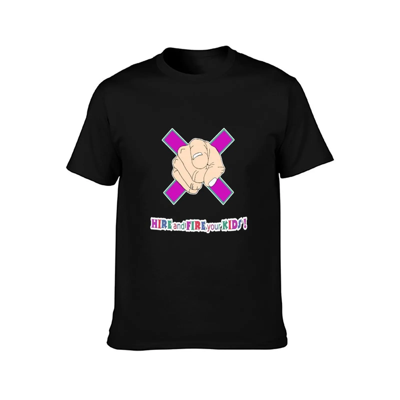 hire and fire your kids 2019 v2 T-Shirt Sports Casual Short Sleeve Cotton Tee T-Shirt