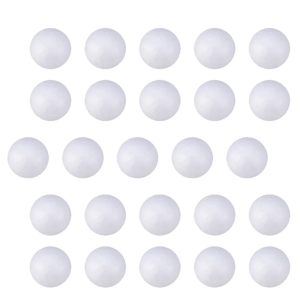 200 Pcs Small Foam Balls Solar System Smooth Wedding Party Favors Decorate Polystyrene 6cm Craft Solid Square Toddler