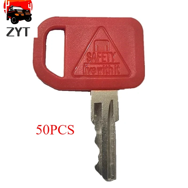 

50 шт. ключ зажигания JDR AT195302 AR51481 для погрузчиков John Deere, тракторов, фольги