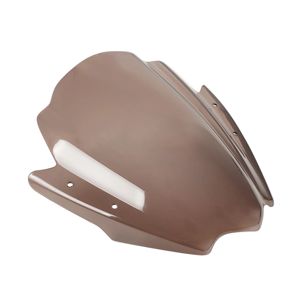 Universal Motorcycle Windshield Fit For 22 - 25mm Handlebar Street Bikes Bracket Heightened Modified Thickened Front WindScreen
