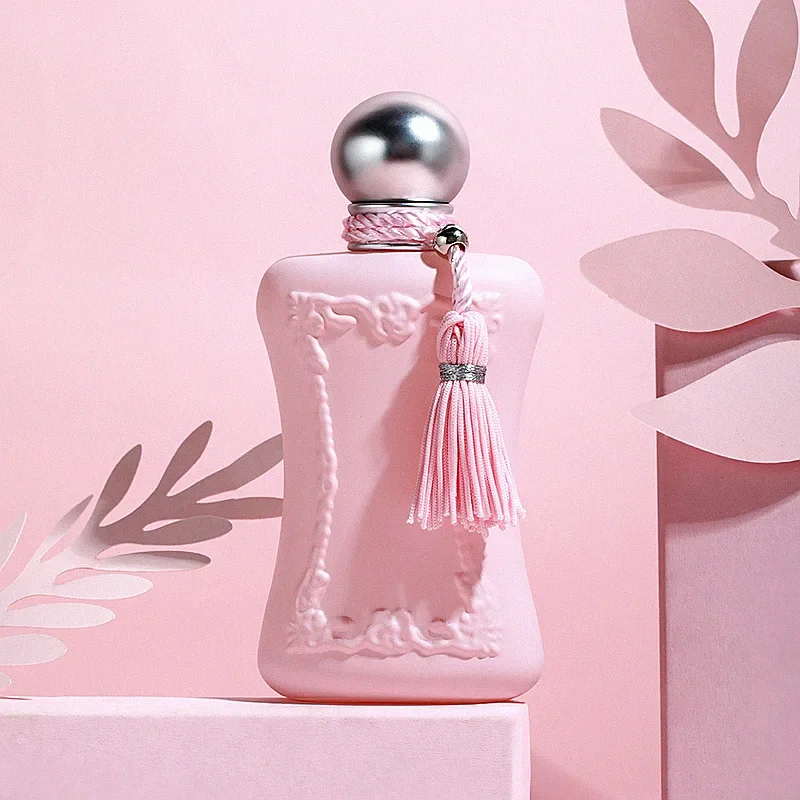 Women’s Sweet Floral Perfume 75ml Long Lasting Rose & Vanilla Scent, Luxury Eau De Parfum with Elegant Pink Bottle for Daily Use