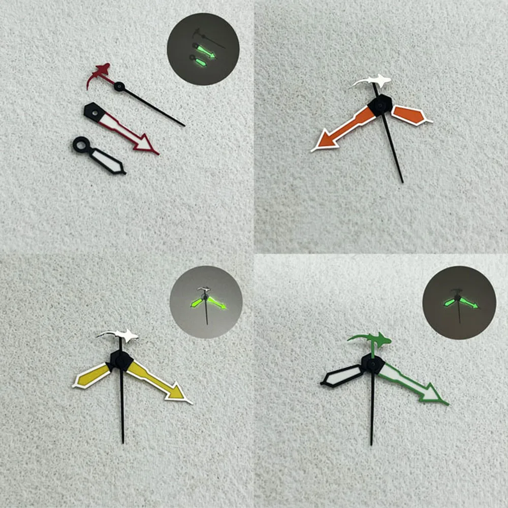 NH35 lancette delfino lancette luminose a sirena NH35 adatte per accessori per orologi con movimento meccanico automatico giapponese NH35/NH36/NH38/NH70