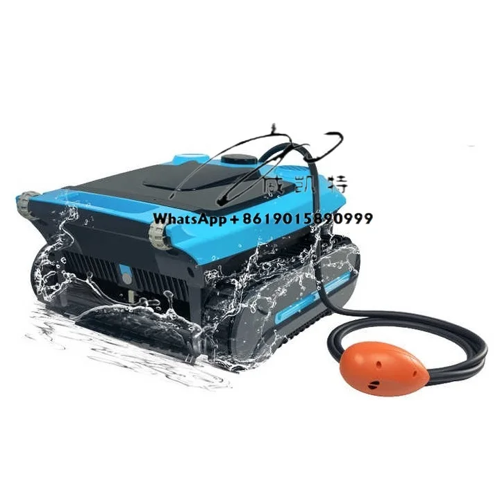 

Smart Auto Wall-Climbing Robotic Pool Cleaner - 500㎡ Swimming Pool Vacuum System with AI Navigation