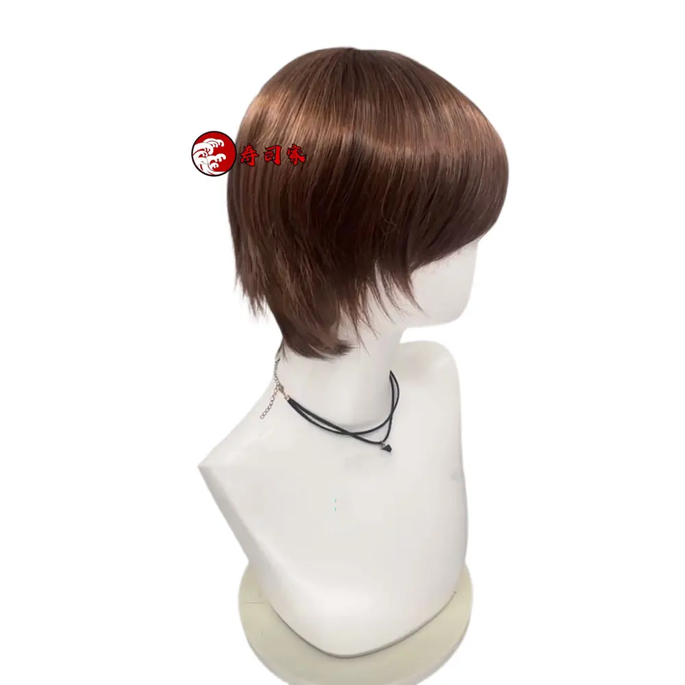 Juego Limbus Company Outis Cosplay peluca mujer marrón pelo corto Anime fiesta de Halloween carnaval accesorios de juego de rol pelucas sintéticas