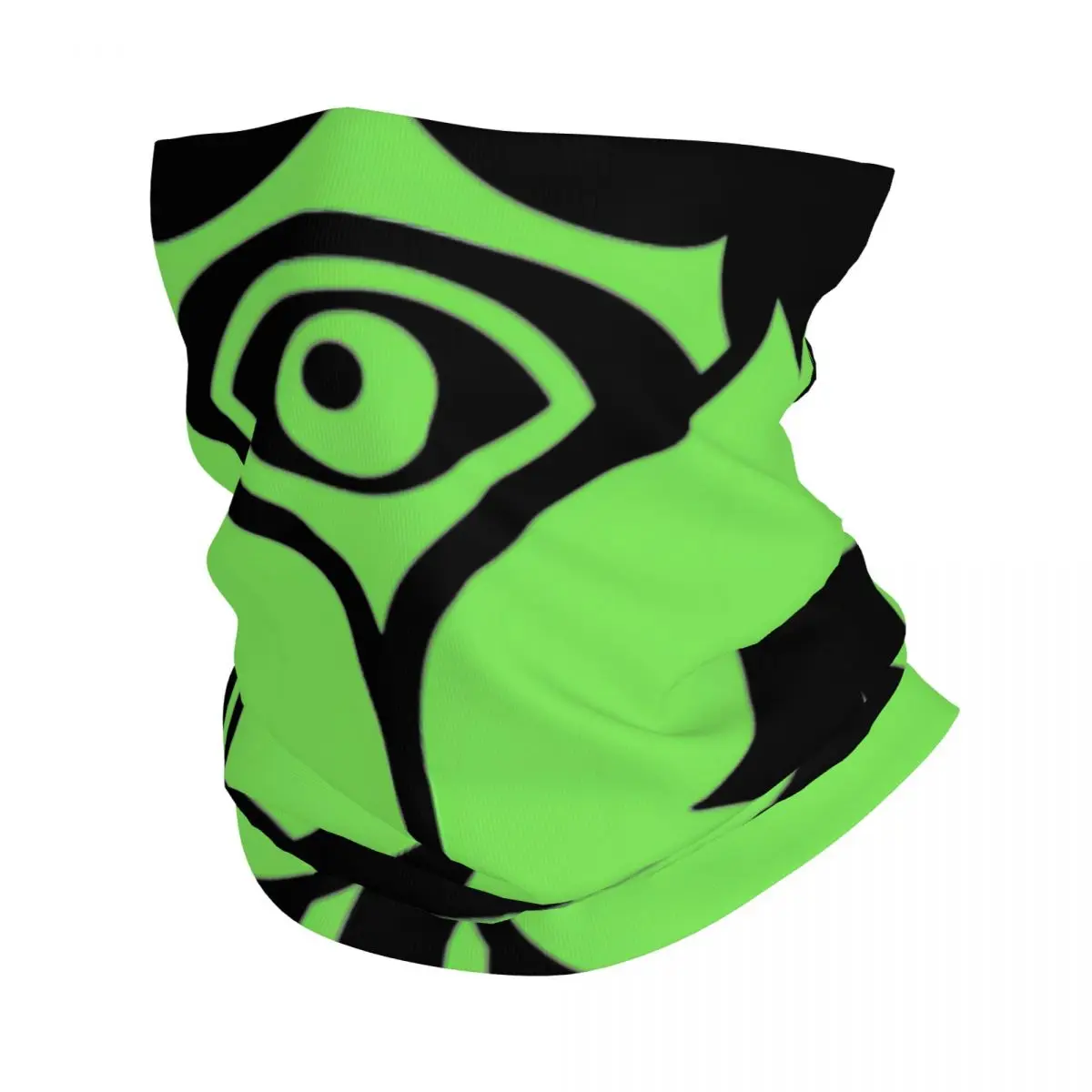 

Green Tomorrowland Neck Gaiter Printed Unisex Face Mask Scarf Warm Headband Hiking Windproof