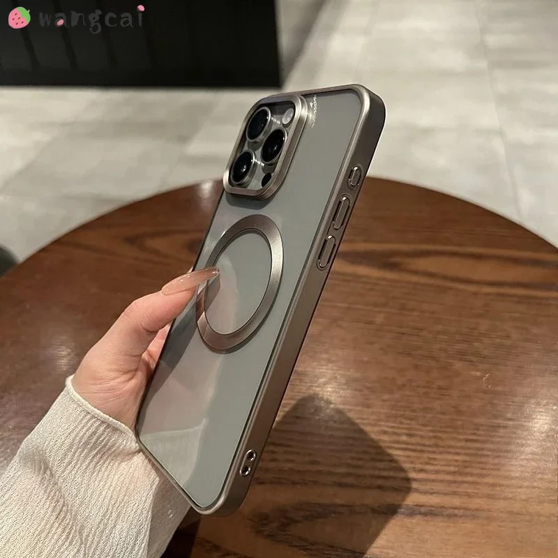 ل Vivo iQOO 12 11 10 9 8 7 Neo 9 9s 8 6 5 SE Neo5s Neo3 Z9X Pro جراب هاتف معدني مغناطيسي غطاء ناعم