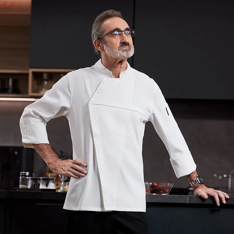 Uniforme de Chef d'hôtel, vêtements de travail de Chef de Restaurant, magasin de gâteaux, boulanger, serveur de Restaurant occidental, vêtements de cuisine d'automne