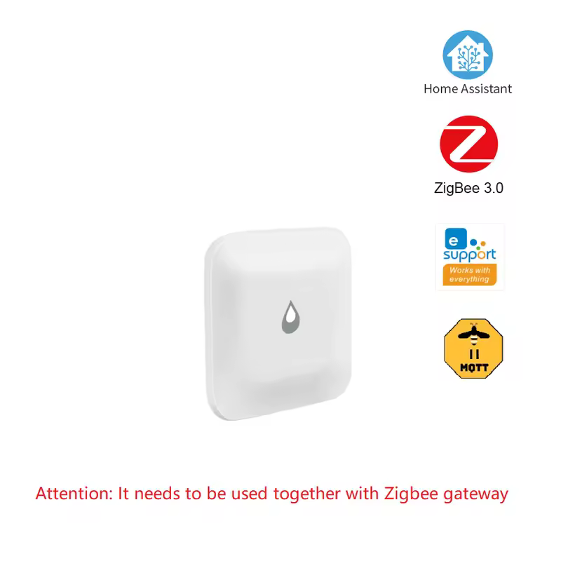 Tiny Water Leakage Smart Sensor ZigBee Smart Leakage Detector Alarm Supports tuya/Home Assistant/eWeLink for Smart Home Security - Image 7