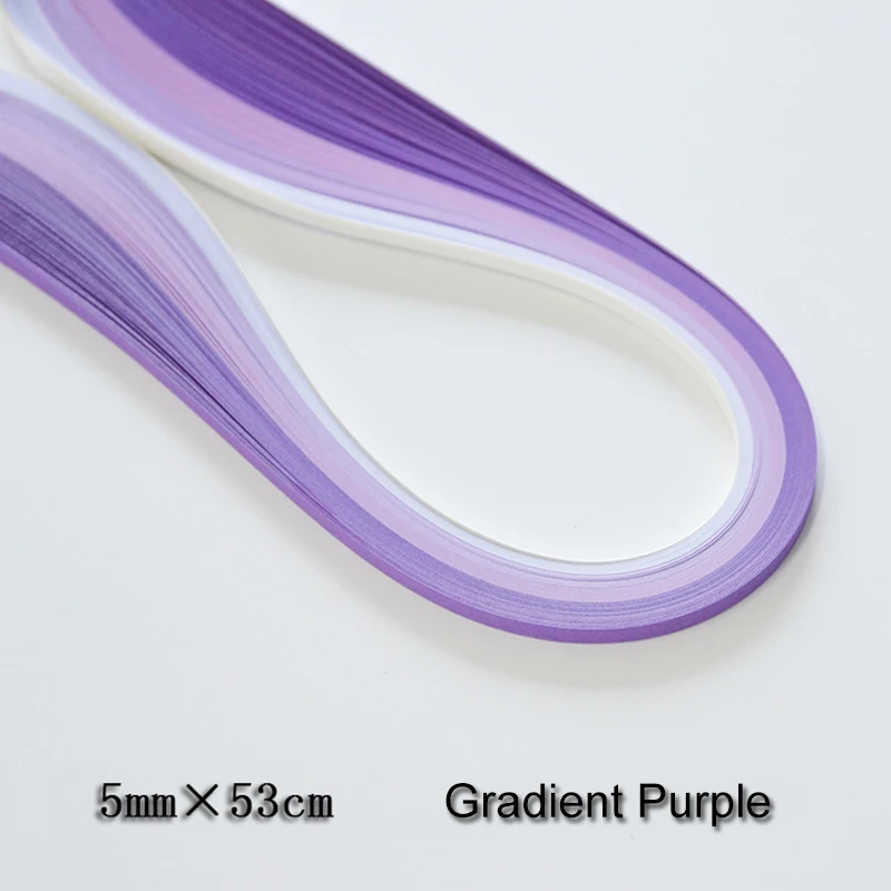 Quilling Paper Set 9 Kinds Gradient Colors For Drop Light Window