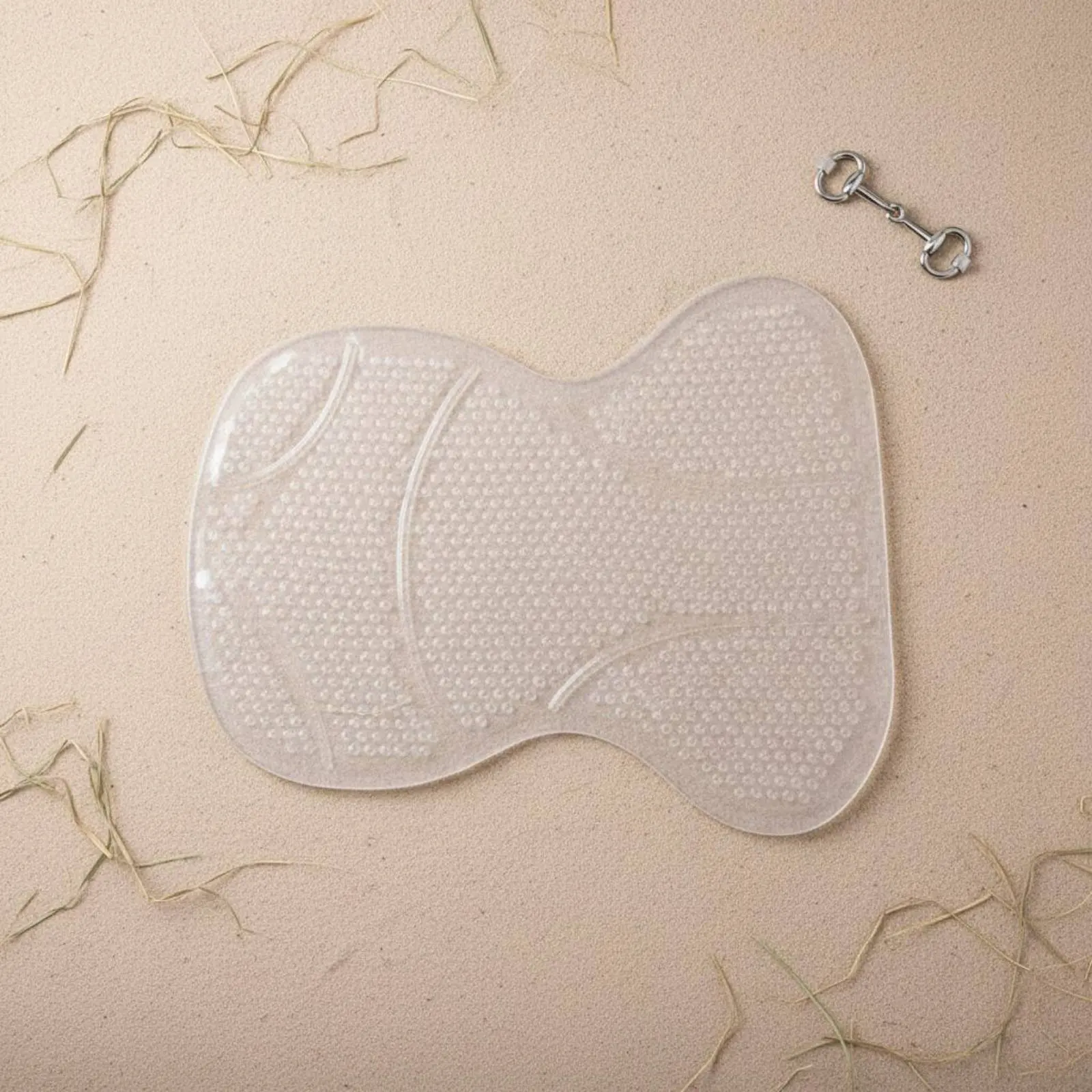 Silicone Gel Saddle Pad High Elastic Shock Absorbing Saddle Pad Equestrian Gear Breathable Quick-Drying for Equestrians