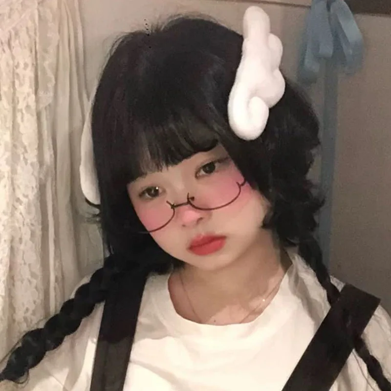 

Милые плюшевые заколки для волос в стиле Y2K с большими крыльями, для аниме-косплея, японские боковые заколки, аксессуары для волос, подарки для женщин