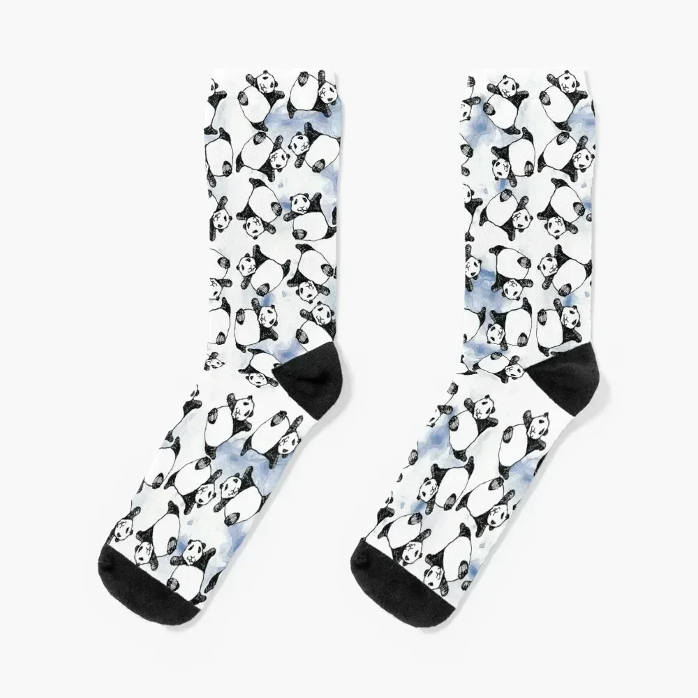 

Tumbling Baby Pandas Socks new in's sport hiking golf Socks Women Men's